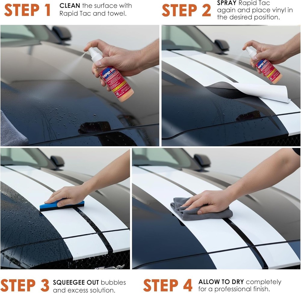 4oz Application Fluid for Vinyl Decals - Fast, Effective and Bubble-Free