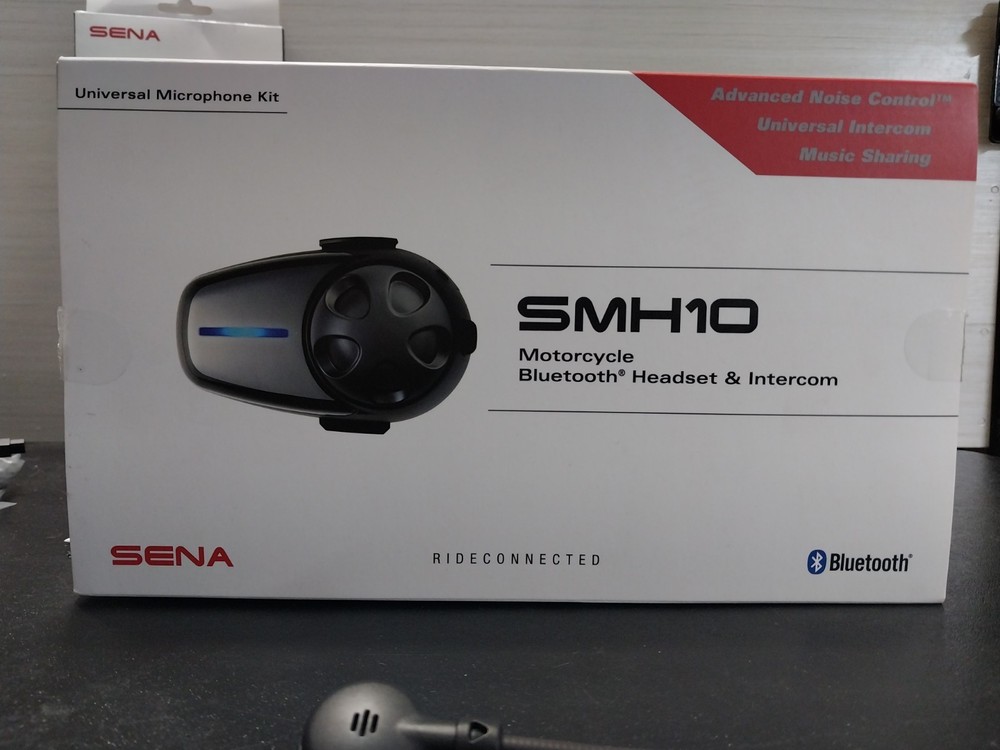 Sena SMH10-11 Motorcycle Bluetooth Headset & Intercom System & New Helmet Kit