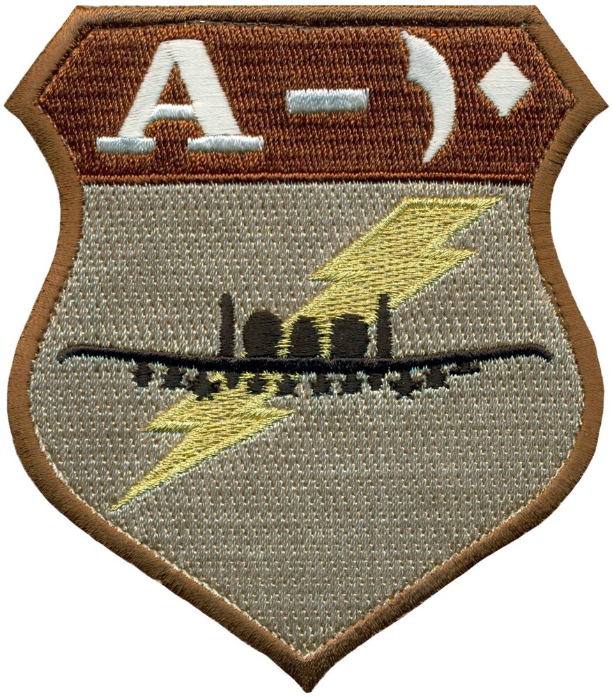 USAF A-10 THUNDERBOLT II "ARABIC" DESERT PATCH - VERSION - 3