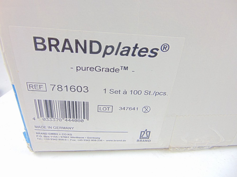 Brandplates 781603 100 Pack