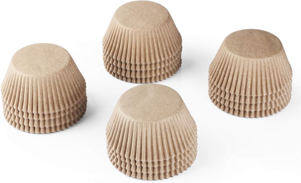 Caperci Standard Natural Cupcake Liners 500 Count, No Standard,