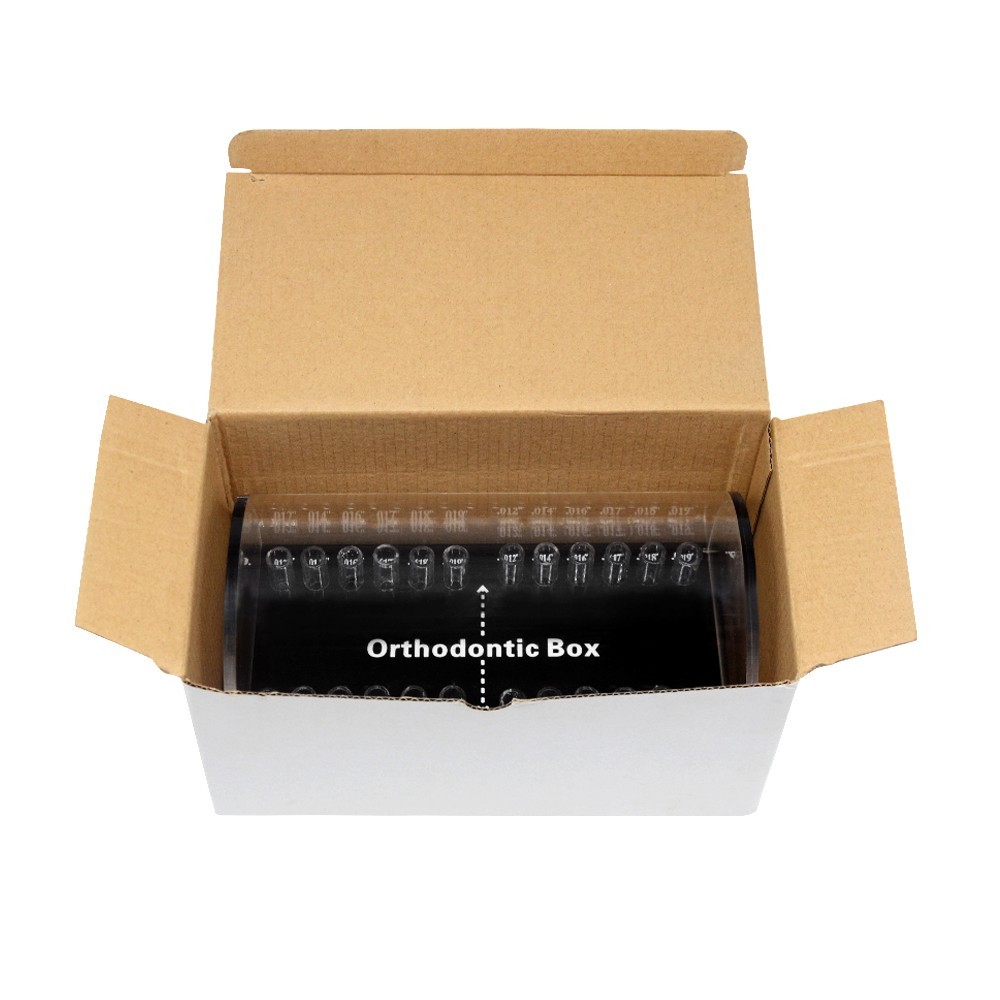 Dental Orthodontic Arch Wire Placement Box Round&Rectangular Ortho Lab Material