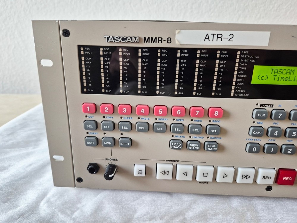 Tascam MMR-8 Modular Multitrack Hard Disk Recorder Fully Functional