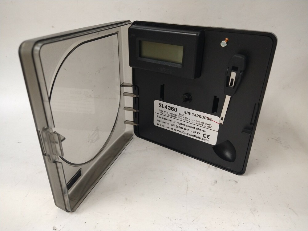DICKSON SL4350 4" DISPLAY CIRCULAR TEMPERATURE CHART RECORDER