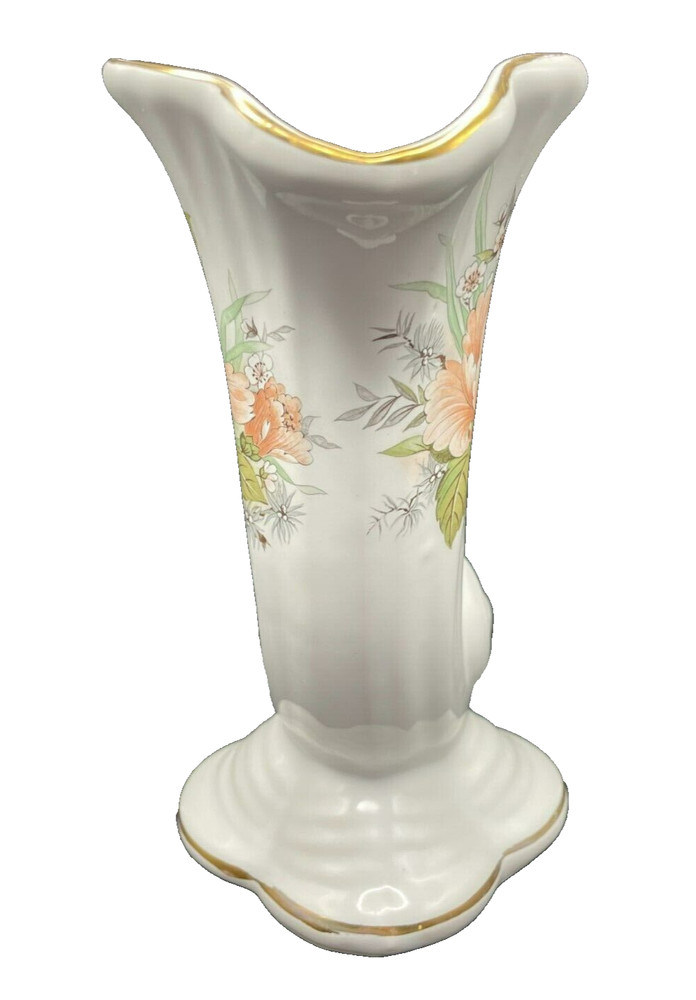 Weston Maryleigh Cornucopia Floral 8" Vase