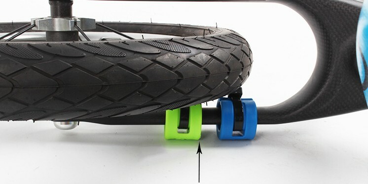 4x Bicycle Bike Frame Chain stay Protector Chain Guard Bash Guards Rubber ring