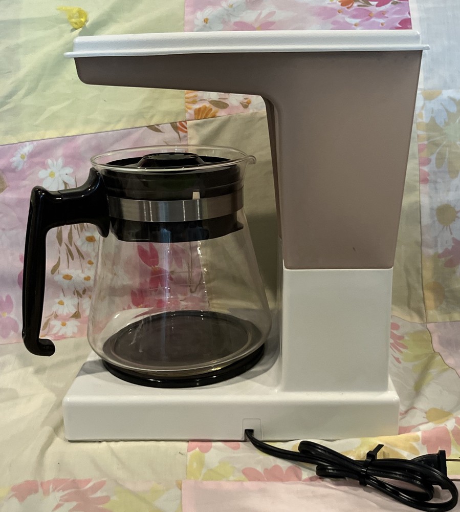 Vintage 1989 Black & Decker 12-Cup Programmable Coffee Maker Pot Retro Tested