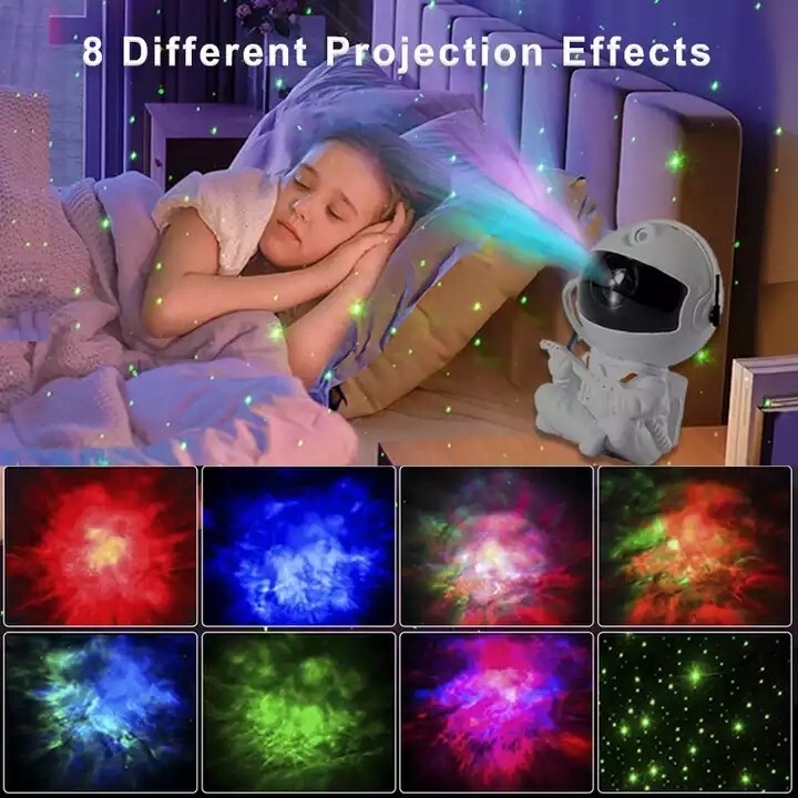 LED Galaxy Astronaut Light Projector