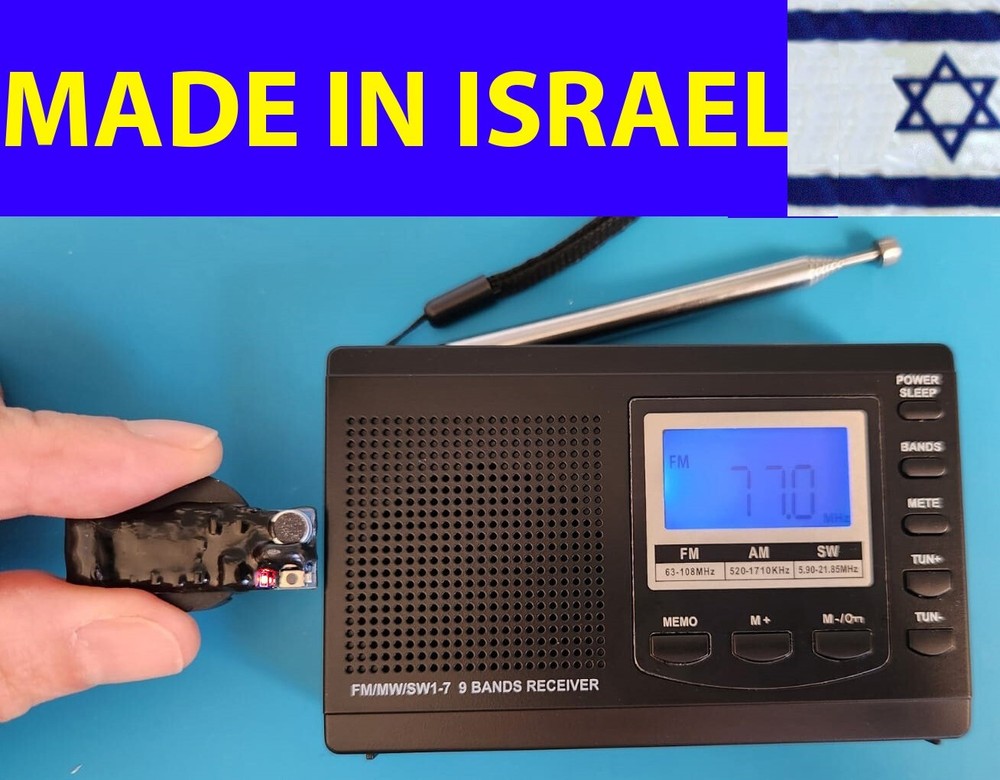 SET Micro Spy Bug operating outside FM broadcasting area + special FM receiver