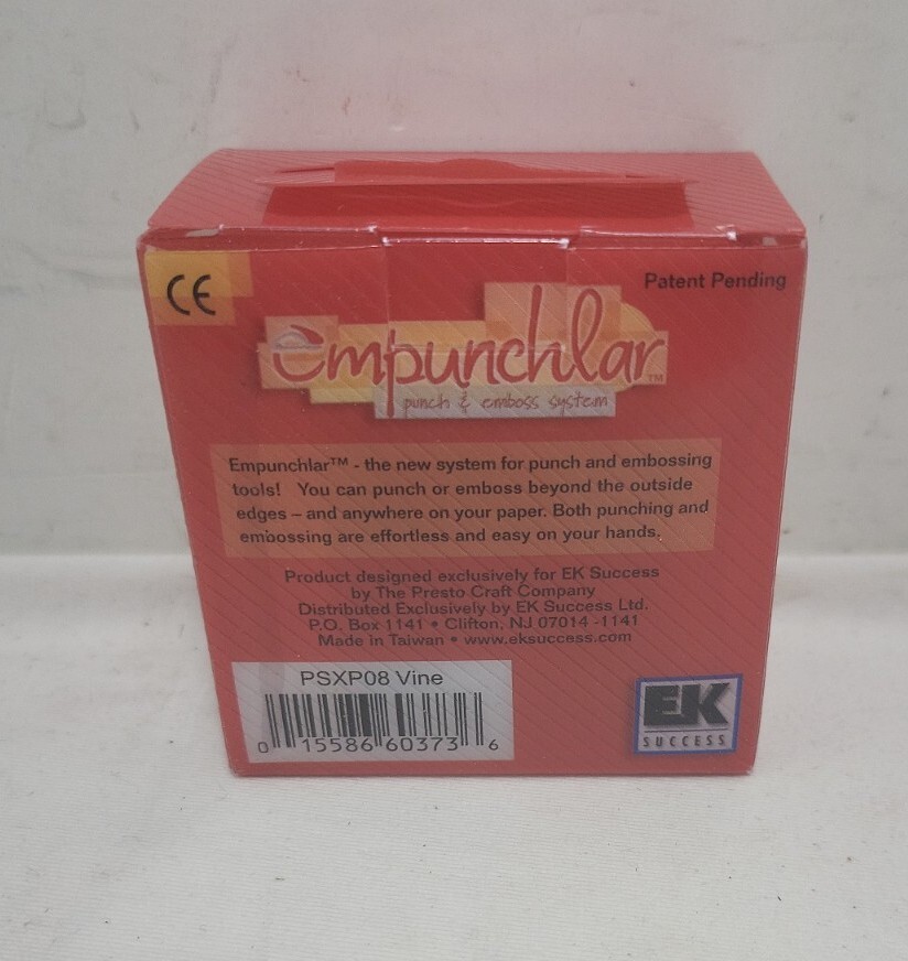 EK Success Empunchlar Punch Insert - Vine-New