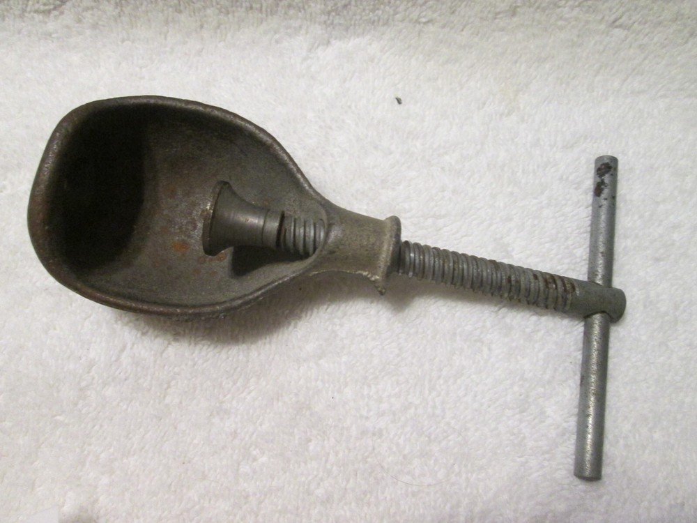 Vintage Cast Metal T Handle Nutcracker