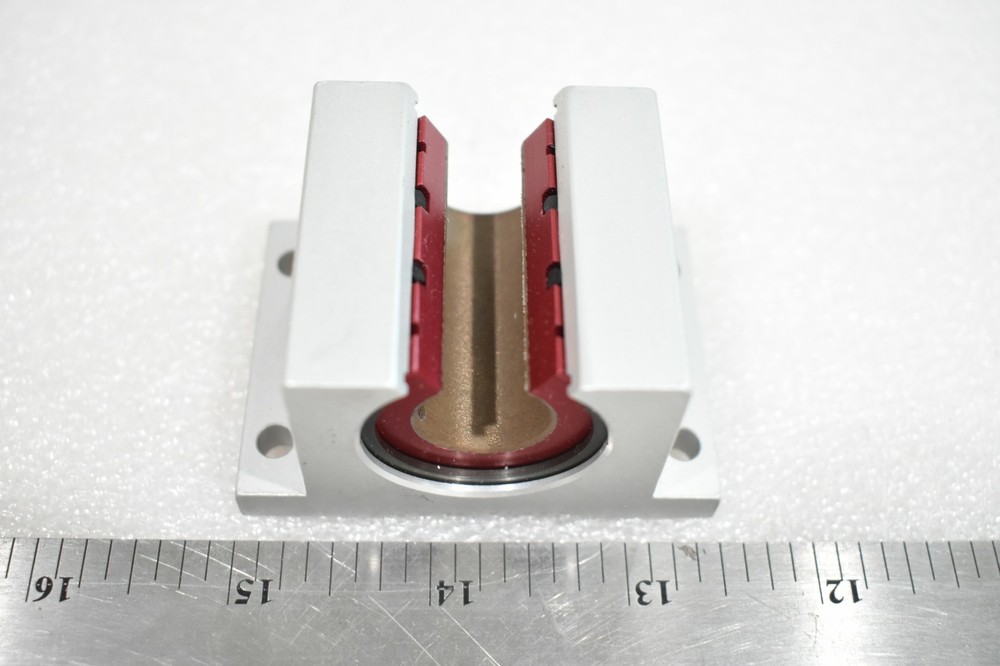 PCB LINEAR PN10 PILLOW BLOCK, .625" BORE, 1.175"L, LINEAR MOTION SOLUTIONS