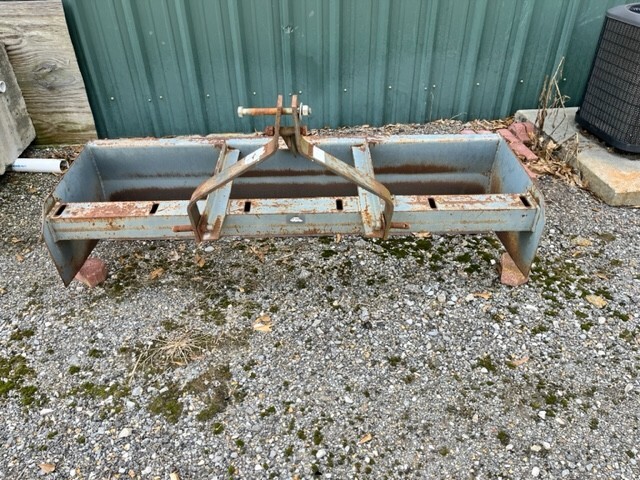 6 Ft box blade with Shank Scarifier teeth
