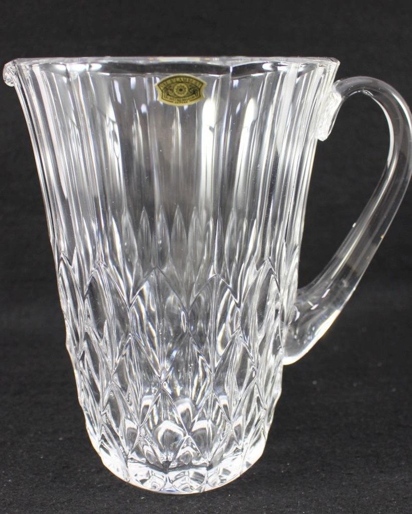 Val St Lambert Imperial 40 Ounce Pitcher Art Glass