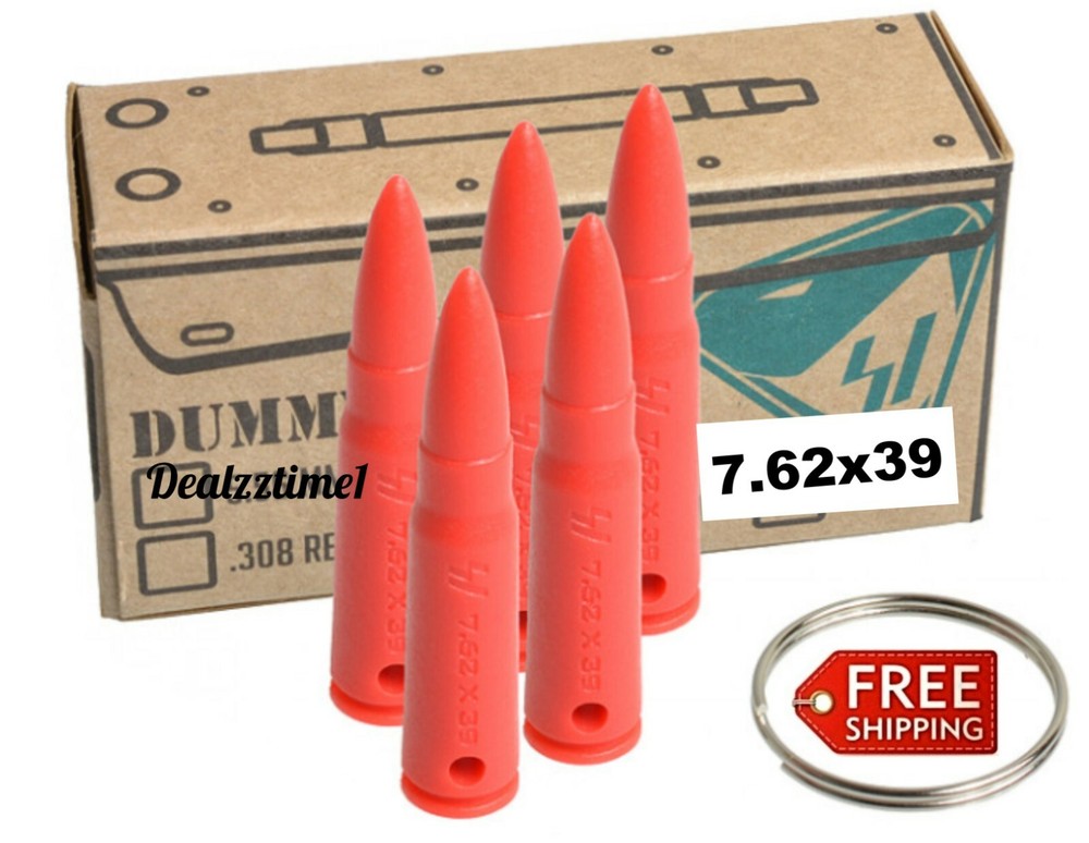 Strike Industrie 7.62x39 Polymer Training 5-Pack Practice Dummy Safety rounds