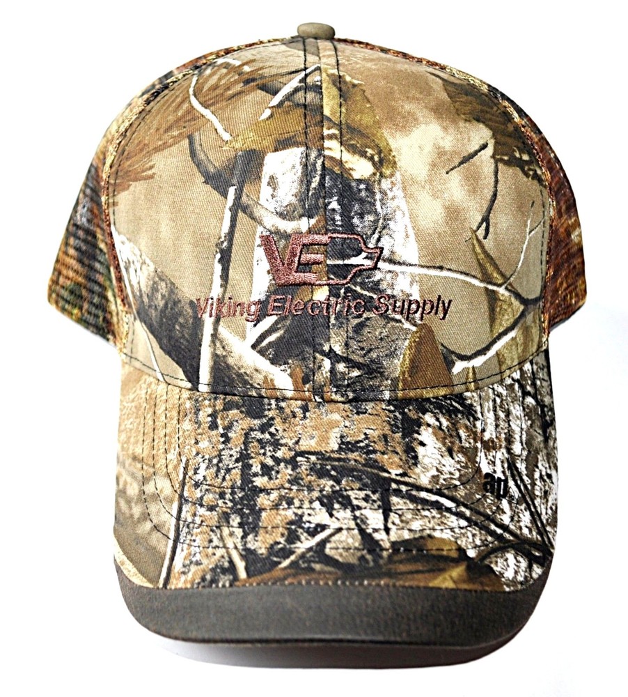 Viking Electric Supply Hat Mesh Back Adult Adjustable Strapback Trucker Hat
