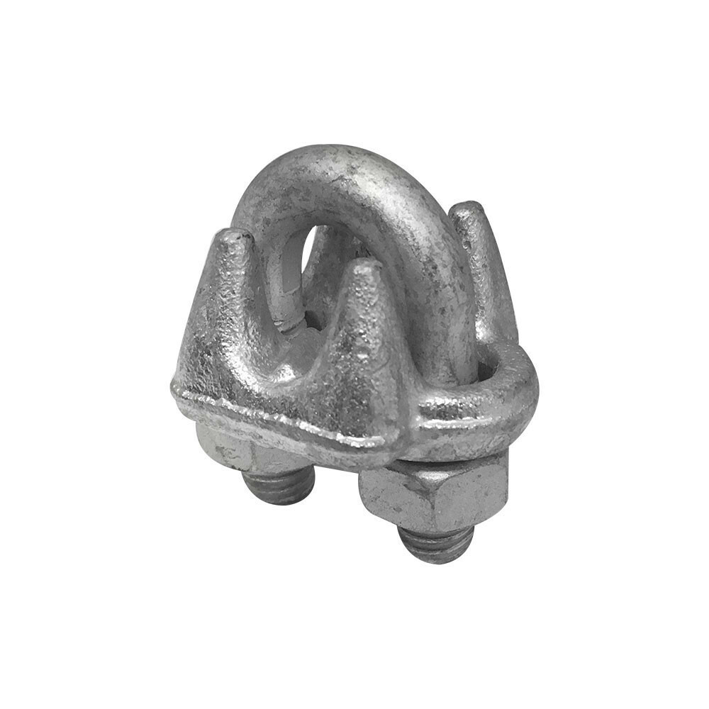 Drop Forged Galvanized Wire Rope Cable Clips 5/16 inch - 2 Pc