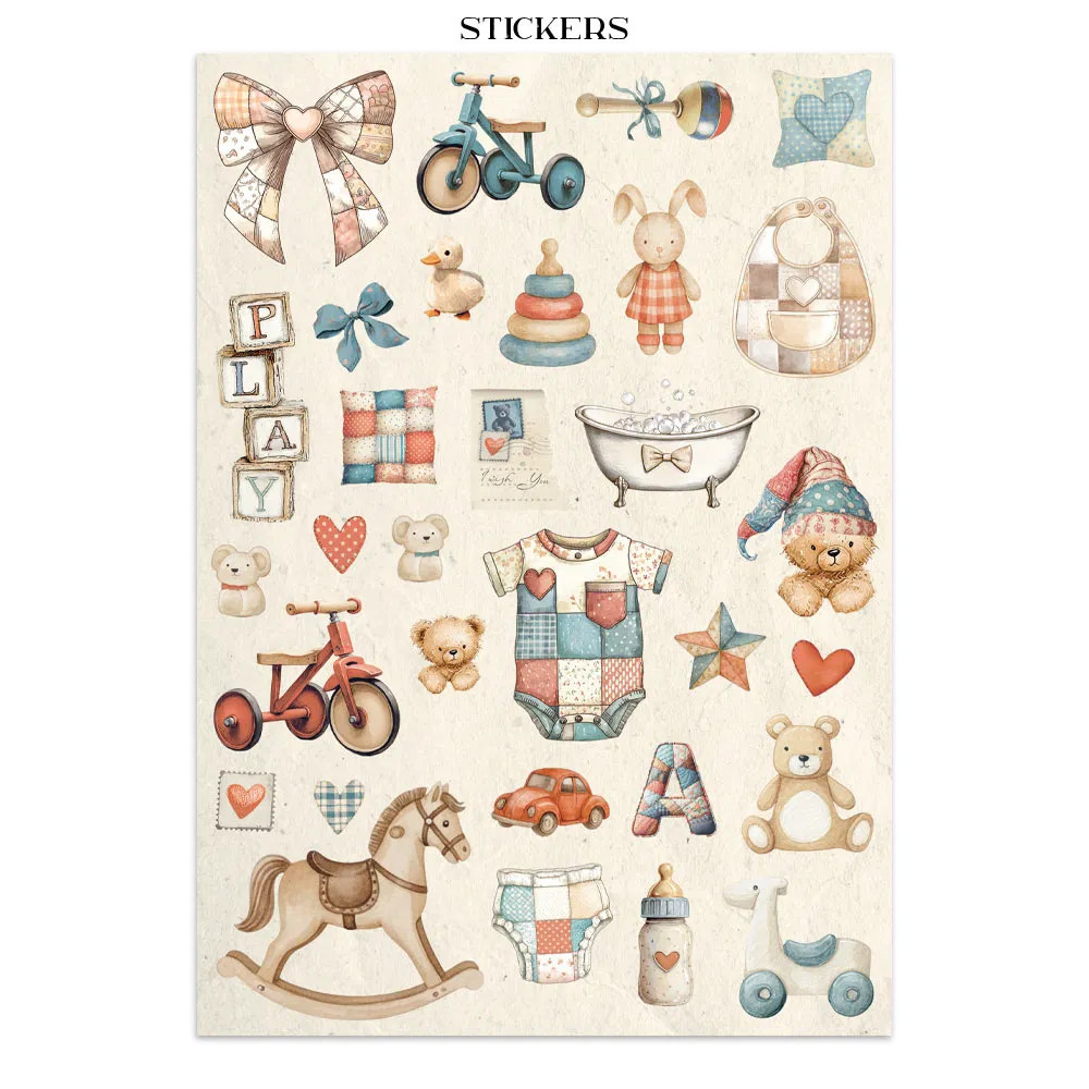 Baby Junk Journal - 16 Pages