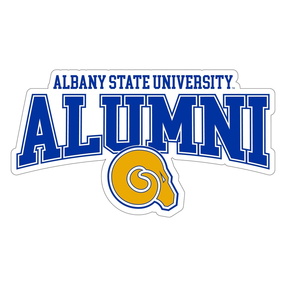 Albany State University Laser Cut Alumni Vinyl Sticker/Magnet