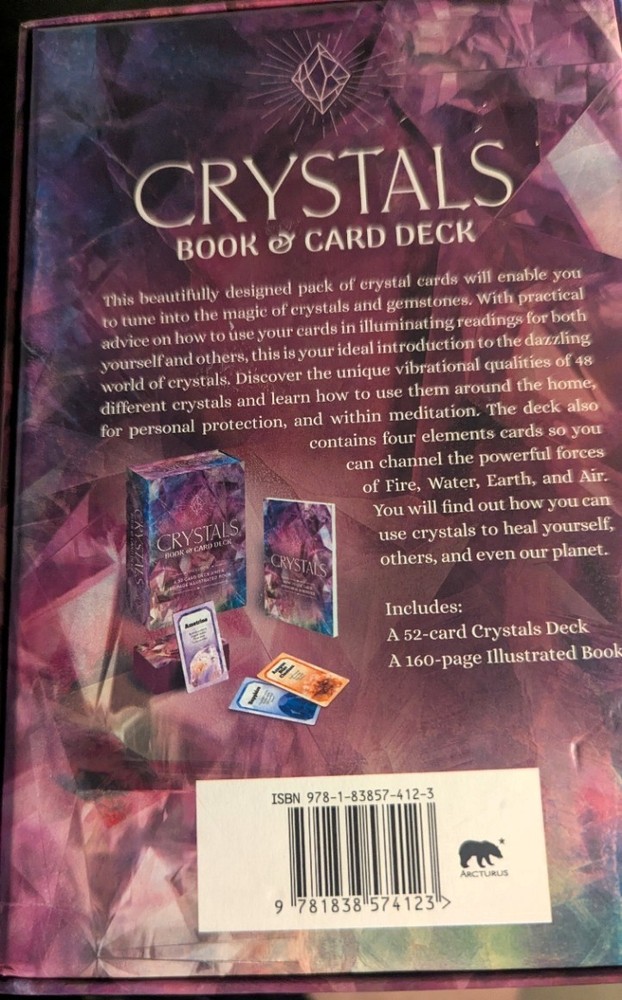 : 🔮 “Crystal Clear Intentions!” – Sirius Oracle Set (Book + 52-Card Deck)