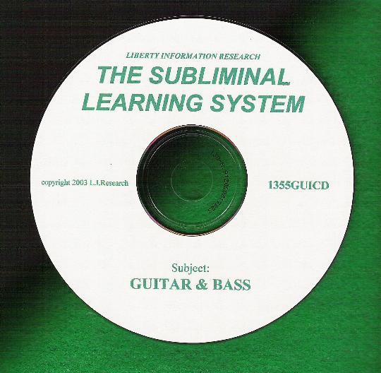 Taking Guitar or Bass Lessons? TRY SUBLIMINAL LEARNING