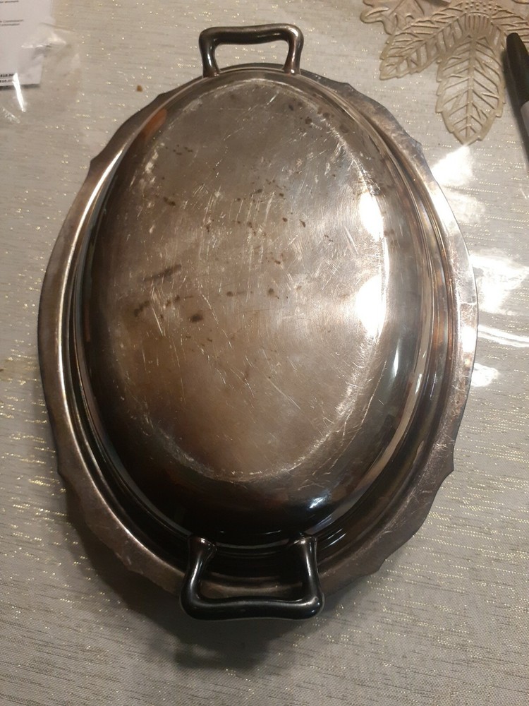 Towle EP Silverplate Covered Vegetable Dish 4046