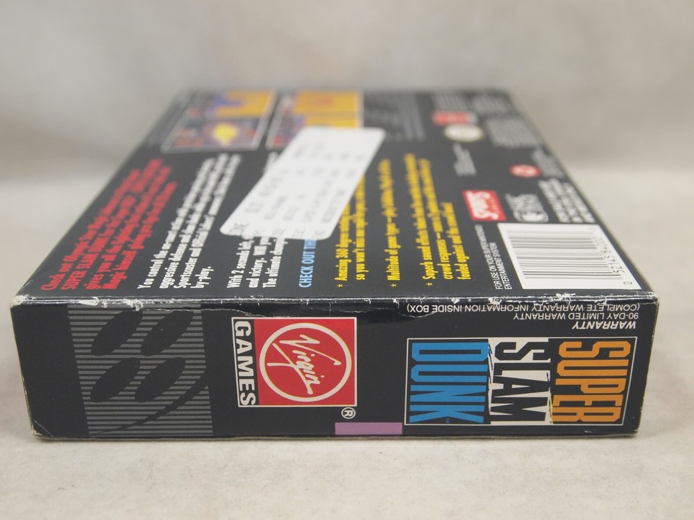 Super Slam Dunk (Super Nintendo | SNES) Authentic BOX ONLY
