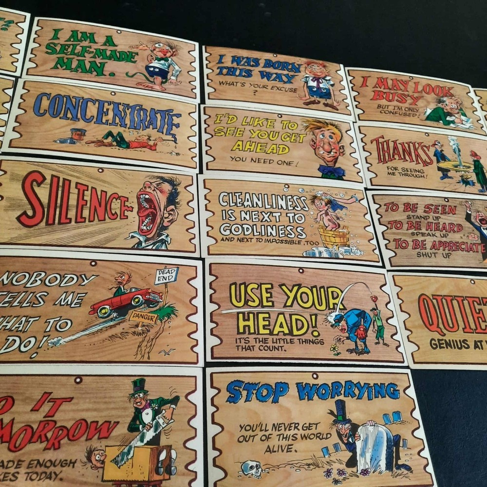 1959 "Wacky Plaks" Cards