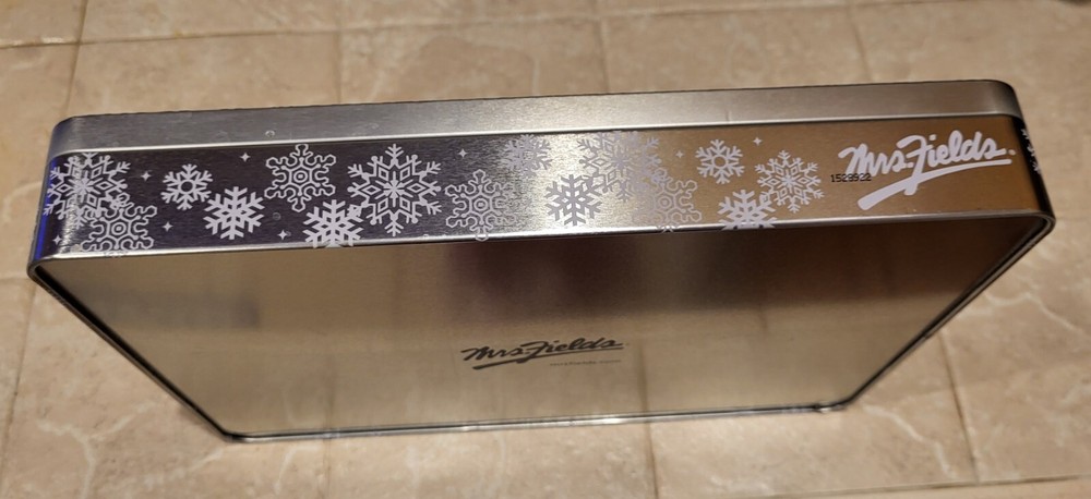 Mayweather Promotions/Mrs Fields Empty "Happy Holidays" Cookie Tin