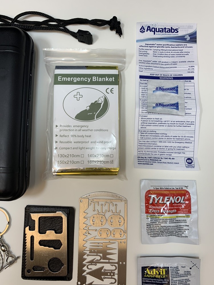 Emergency Survival Cargo Pocket / Back Pack- Survival Kit