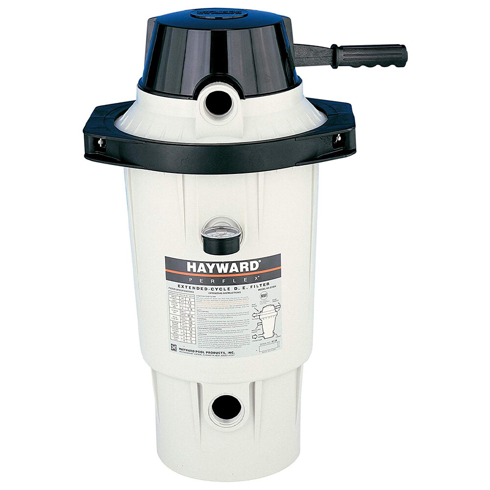 Hayward W3EC40AC Perflex D.E. Swimming Pool Filter With Clamp Extended Cycle DE