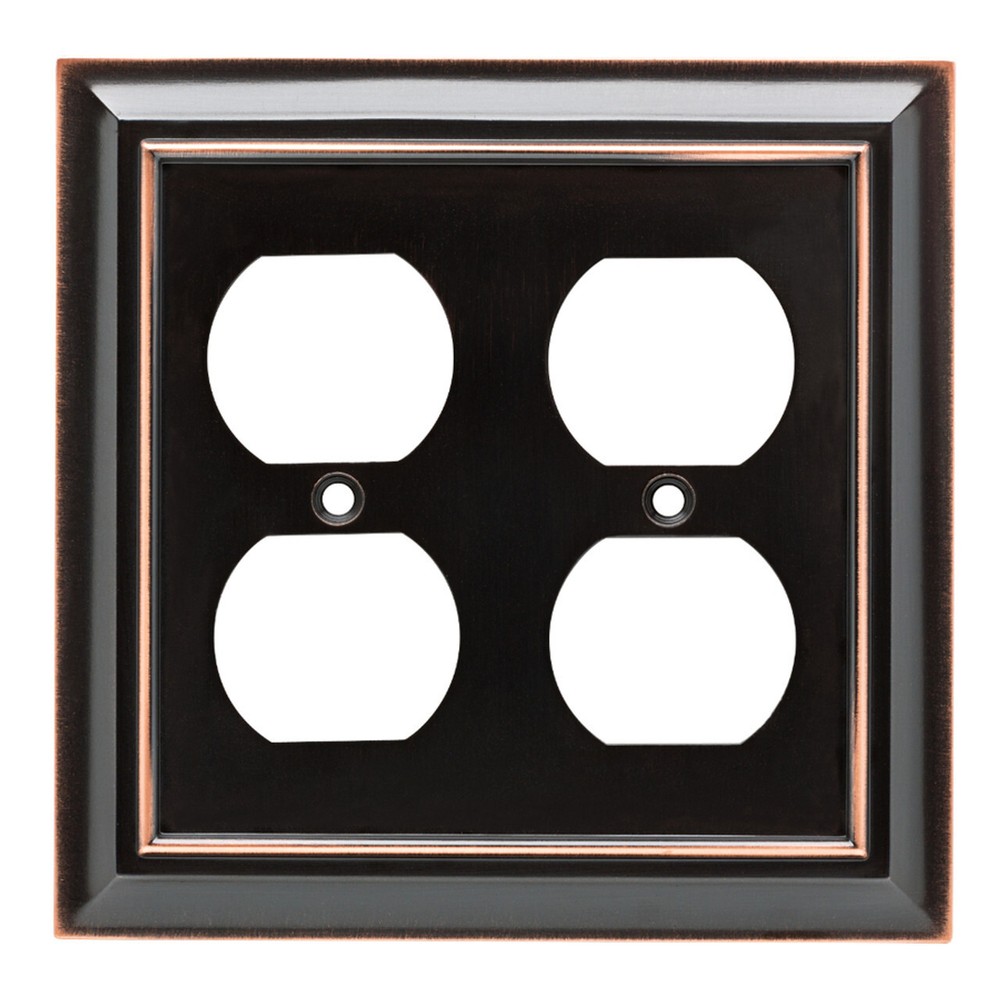 Architectural Double Duplex Wall Plate