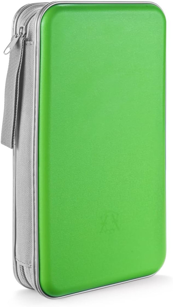 DVD Case, 96 Capacity CD Case Portable CD Holder Storage Hard Plastic DVD Wallet