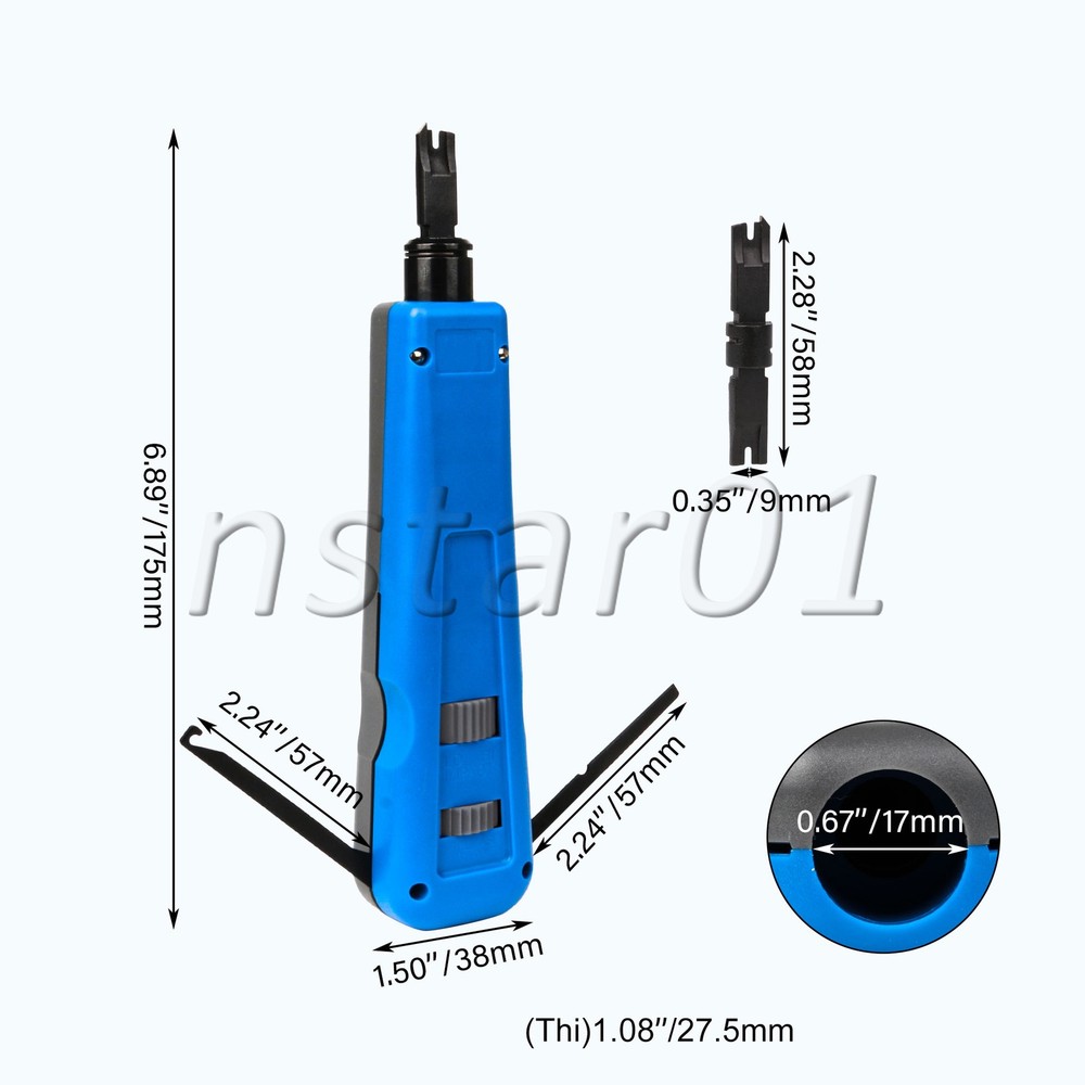 Punch Down Tool HT-914B Plastic for Telephone and Computer Network