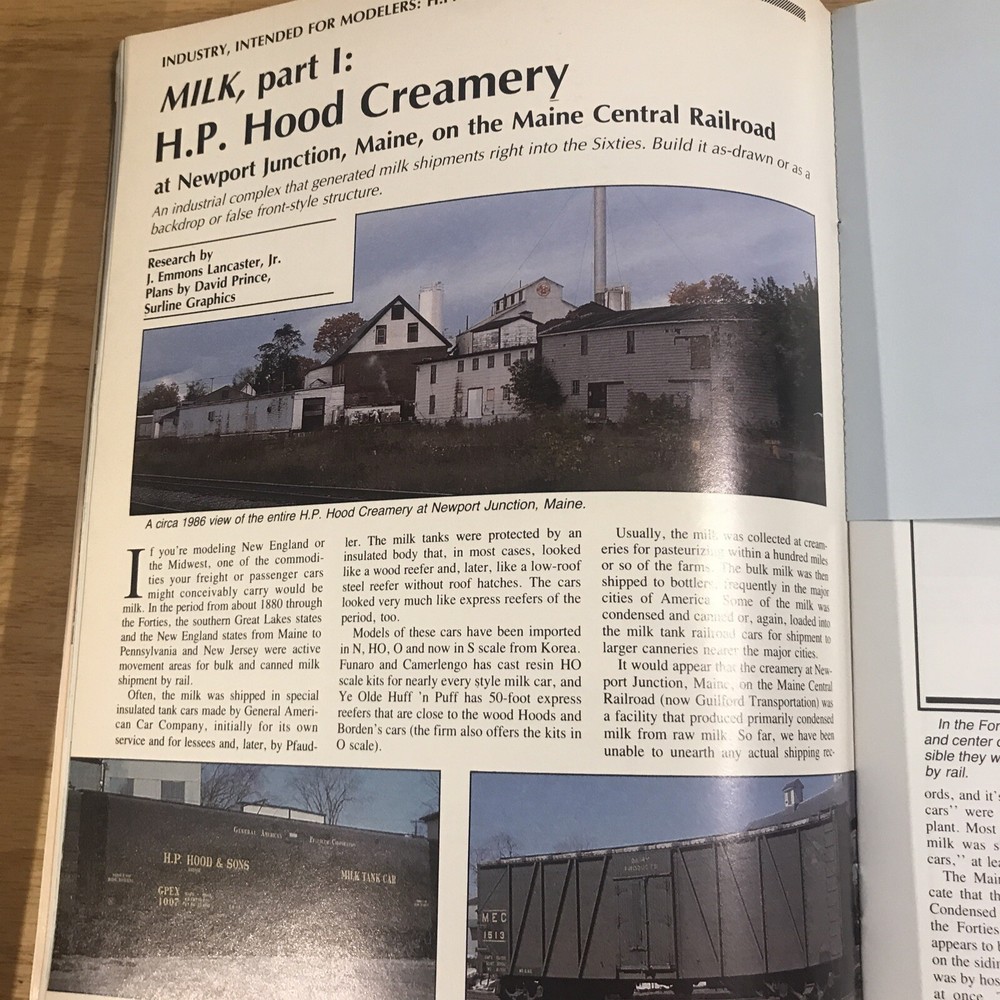 RailModel Journal March 1990 Free Decals Included