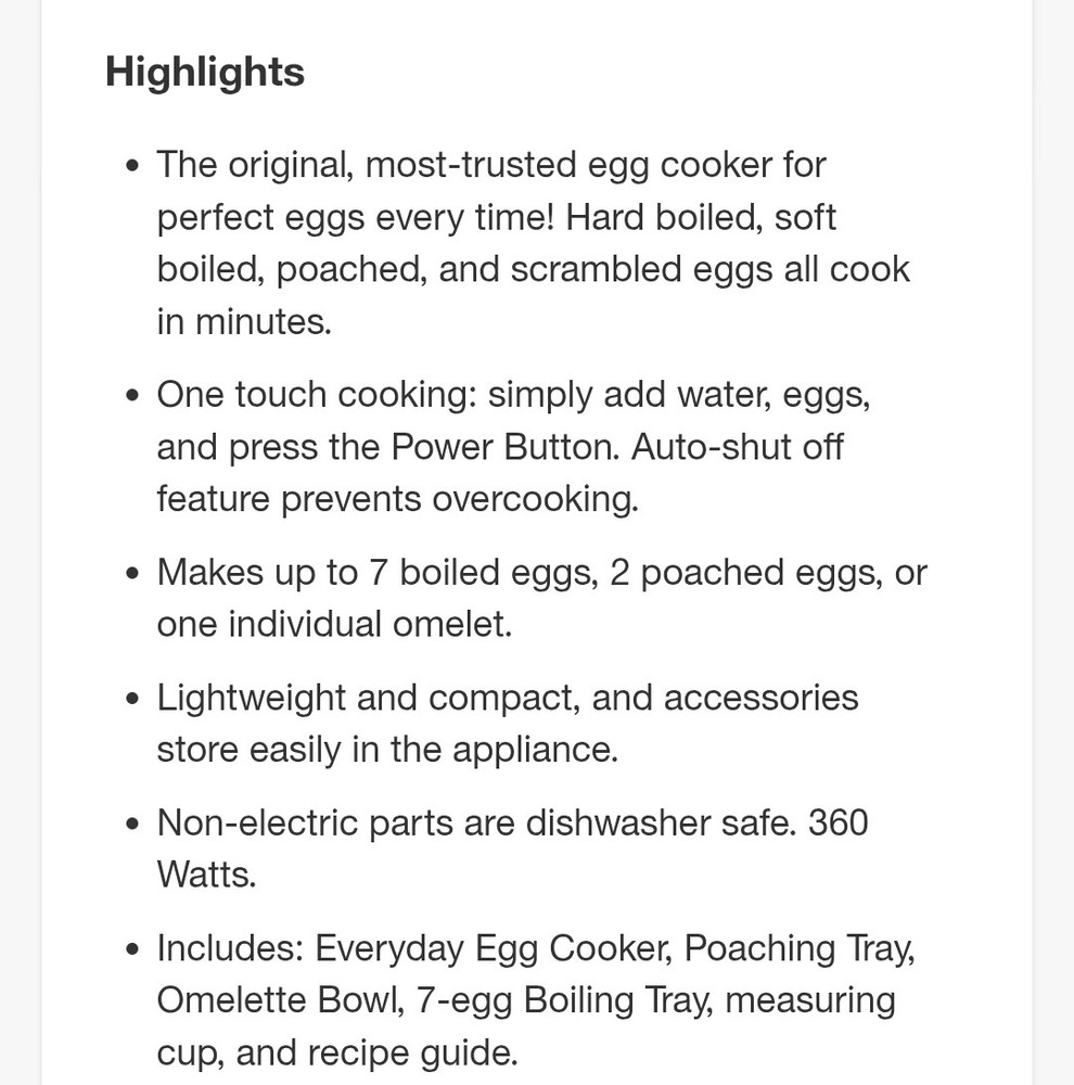 DASH Rapid Egg Cooker