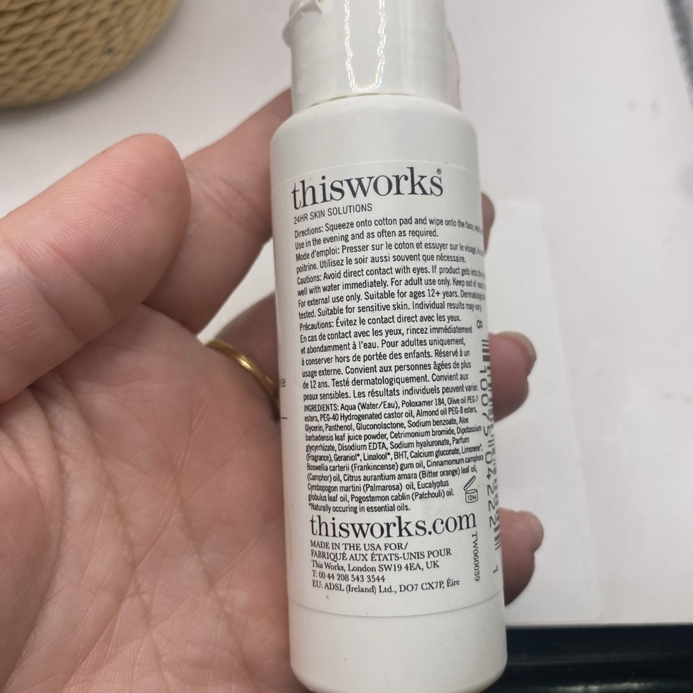 3 thisworks Evening Detox Cleansing Water • 2 Fl Oz • Without Box