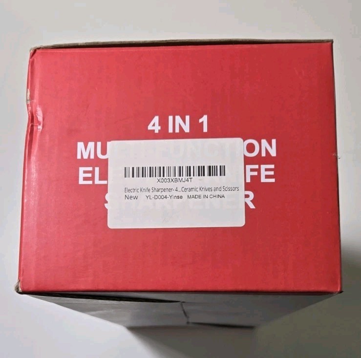 Electric Kitchen Knife Sharpener. 3-Stage Sharpening System.