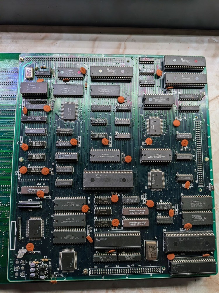 PAC-MANIA PCB PC Boad Namco 1987 SYSTEM-1 JAMMA Mint Condition No Hacks/Repairs