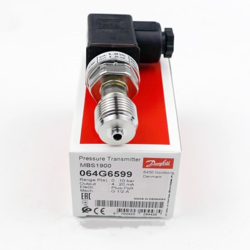 1pcs Danfoss Pressure Transmitter Sensor MBS1900 064G6599（0-10BAR）