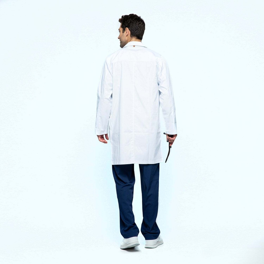 6001 Male 38" Length Side Access Classic Lab Coat