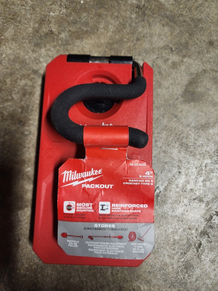 Milwaukee  PACKOUT 4 in. S-Hook 48-22-8333