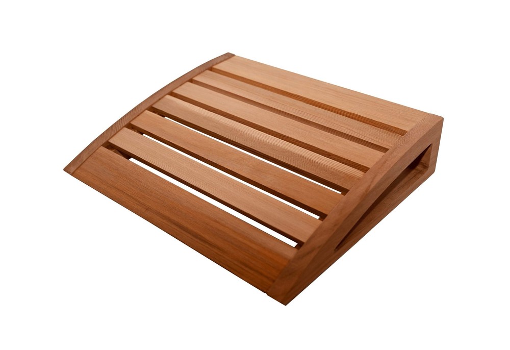 HSE Cedar Modern Sauna Headrest (1, Red Cedar) 1