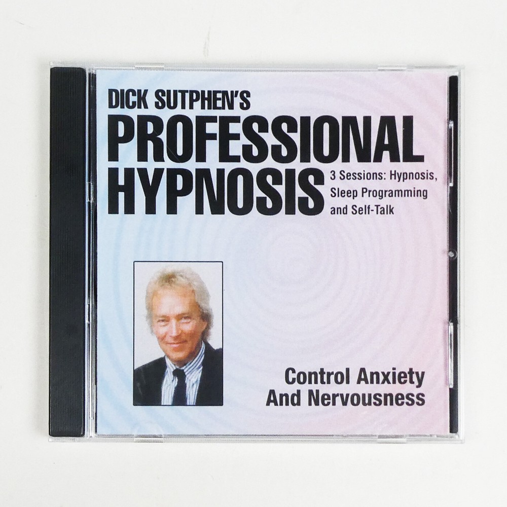 CONTROL ANXIETY PROFESSIONAL HYPNOSIS SERIES Dick Sutphen STOP NERVOUSNESS self