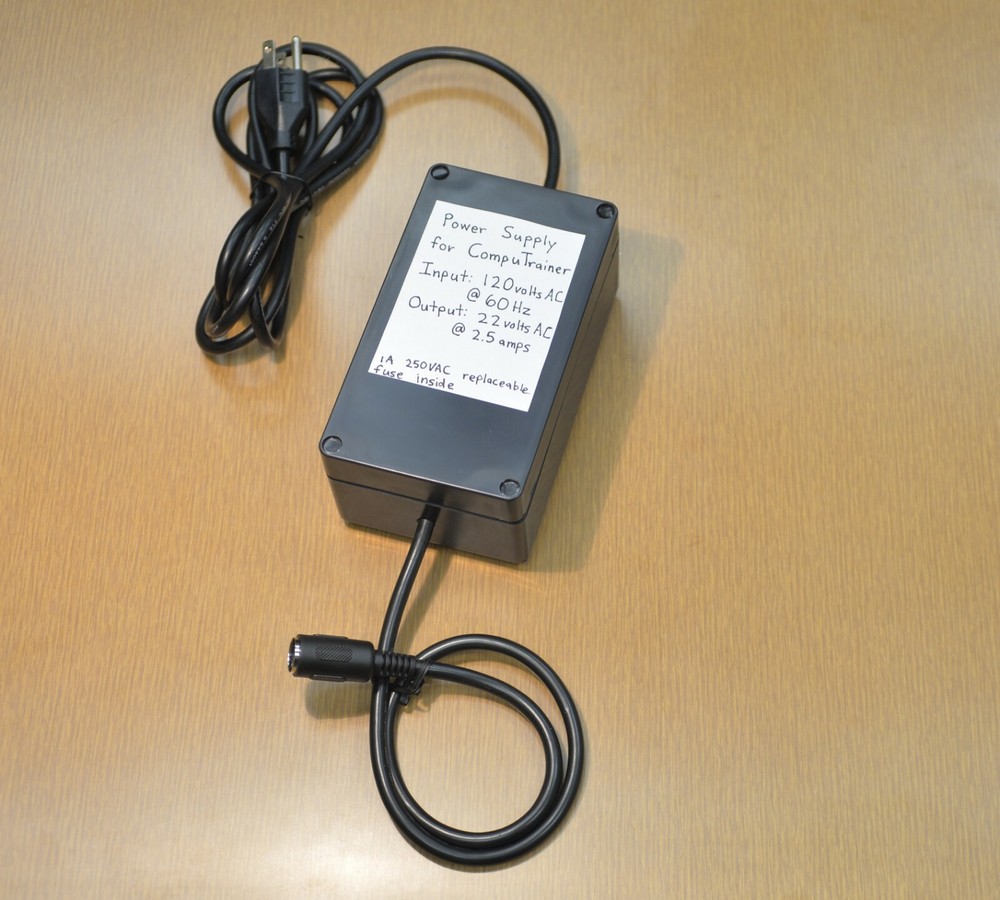 NEW Racermate Computrainer 120V replacement AC adaptor