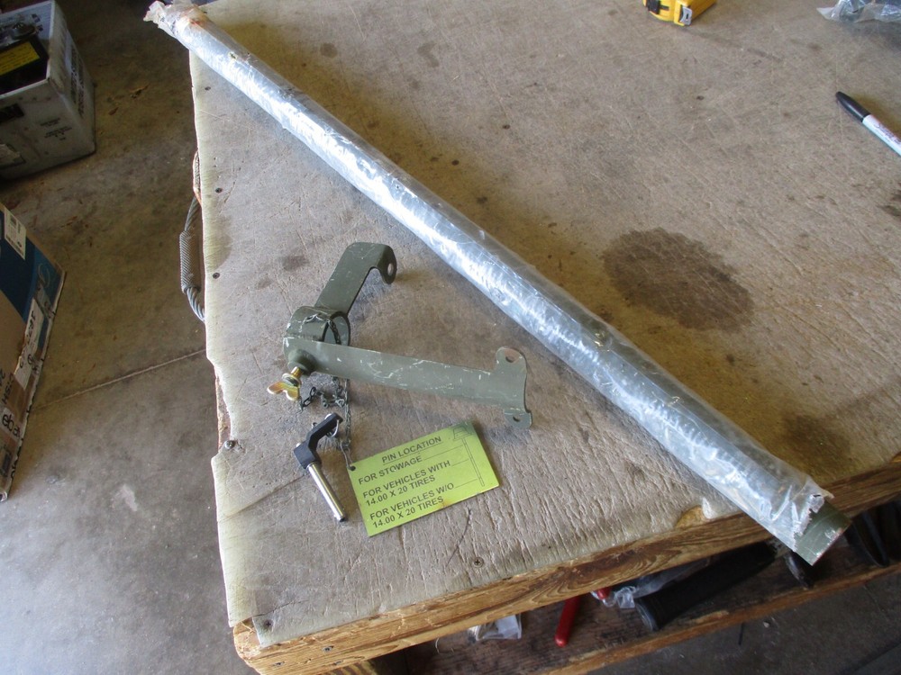 NOS Post & Bracket for Convoy Light Mounts to M66 Ring Mount on M35A2 5-Ton etc.