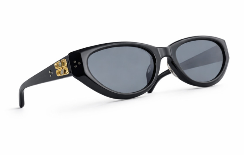 Gentle Monster Duns 01 Sunglasses Black With Case New