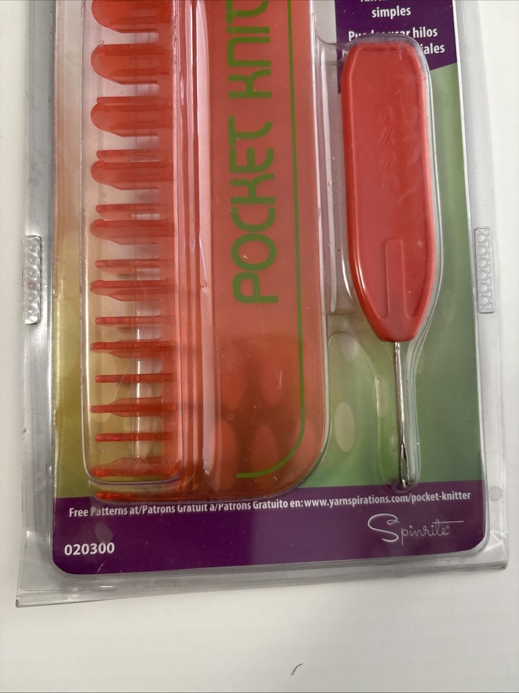 New Spinrite Pocket Knitter Kit - Orange