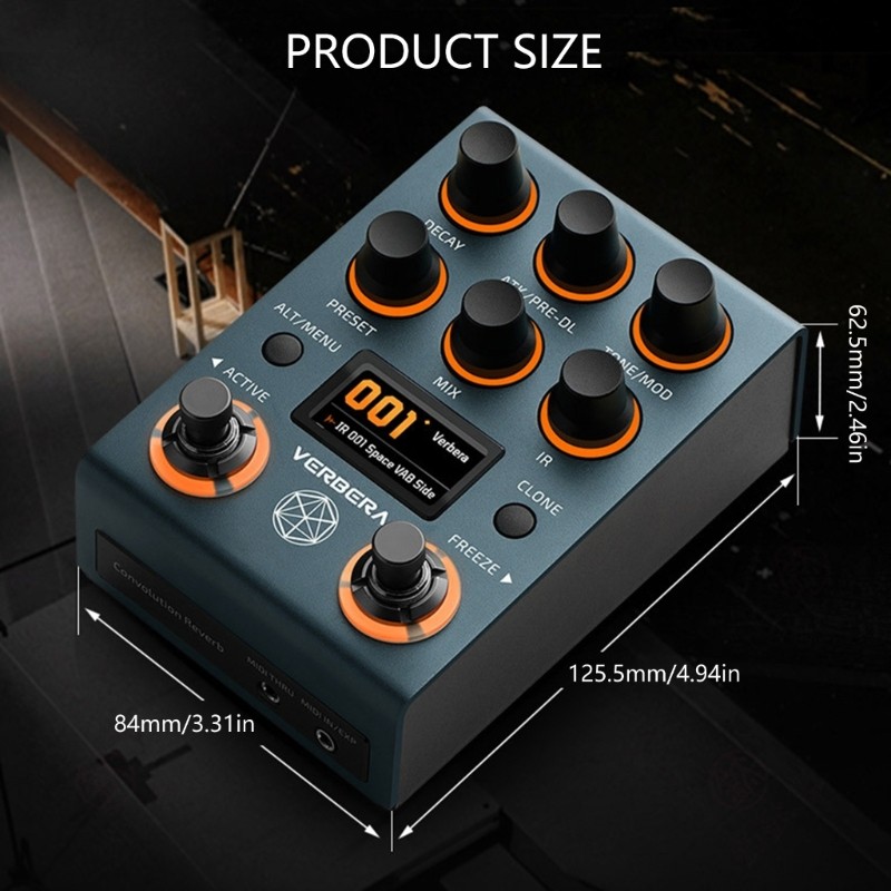 Professional Multiple Effects Guitar Pedal Adjustable Parameters Distortion
