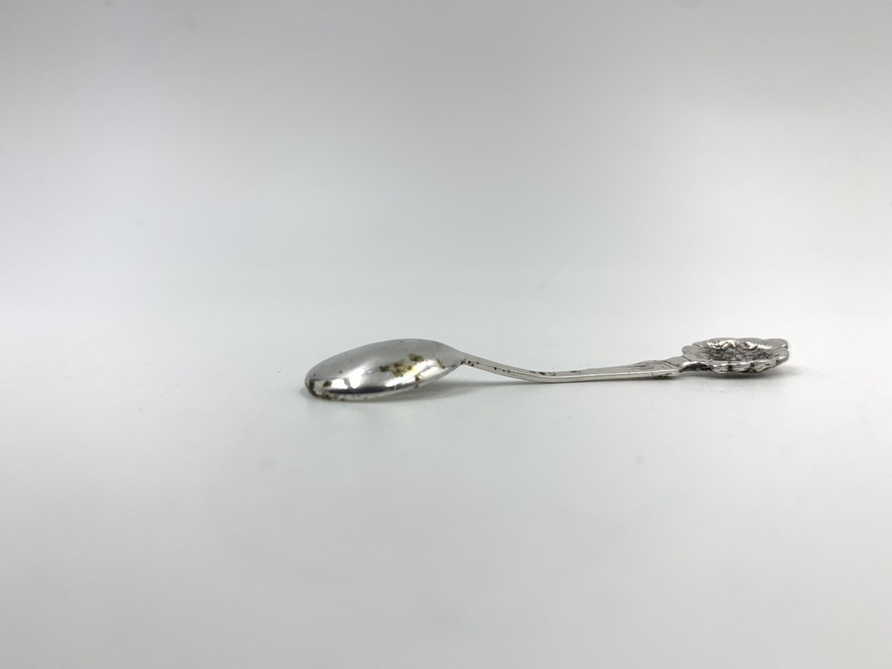 Antique .800 Salt Spoon Continental Silver